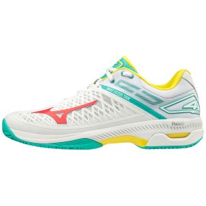 Adidasi Tenis Mizuno Wave Exceed Tour 4 CC Barbati - Albi/Verzi